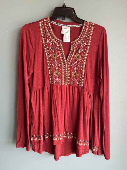 Vist Large View of Product Image Which is Used Knox Rose Long Sleeve Top M-8/10