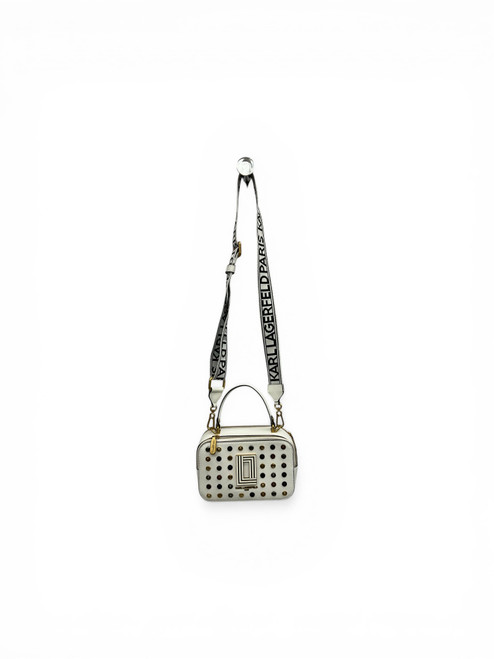 Vist Large View of Product Image Which is Used Karl Lagerfeld Small Leather Handbag