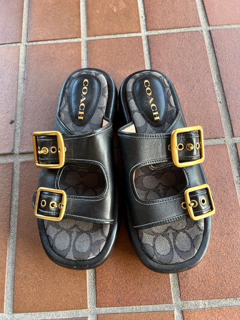 Vist Large View of Product Image Which is Used Coach Sandals 6