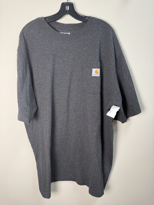 Vist Large View of Product Image Which is Used Carhartt Mens Short Sleeve Top 2X/18-18.5