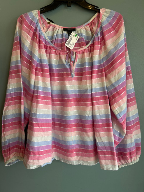 Vist Large View of Product Image Which is Used J. Crew Long Sleeve Top L-12/14