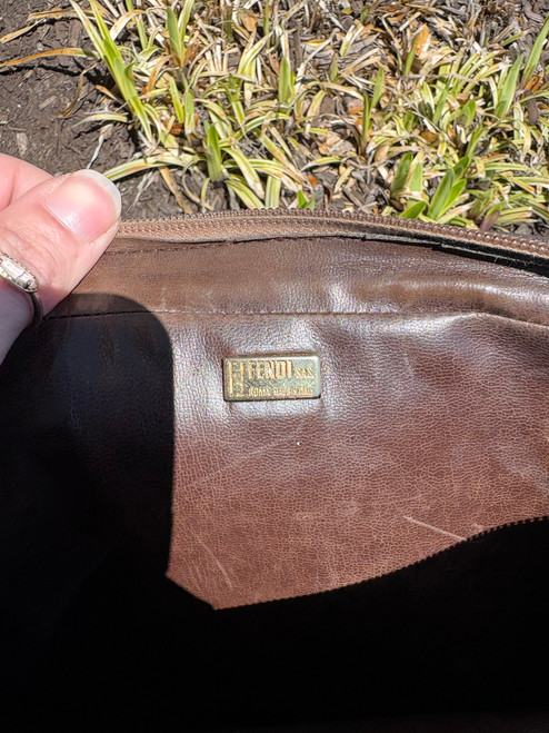 Vist Large View of Product Image Which is Used Fendi Small Leather Handbag