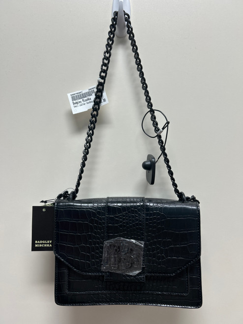 Vist Large View of Product Image Which is Used Badgley Mischka Small Leather Handbag