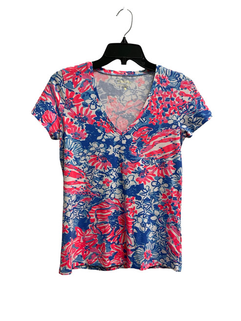 Vist Large View of Product Image Which is Used Lilly Pulitzer Short Sleeve Top S-4/6