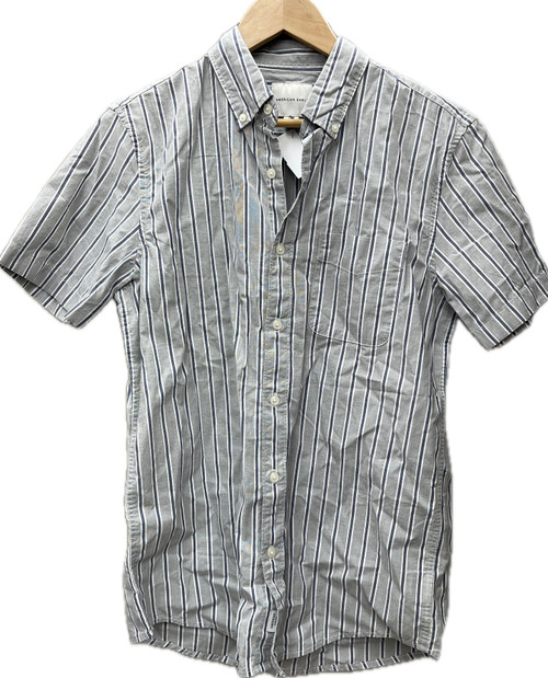 Vist Large View of Product Image Which is Used AE Mens Short Sleeve Top S/14-14.5
