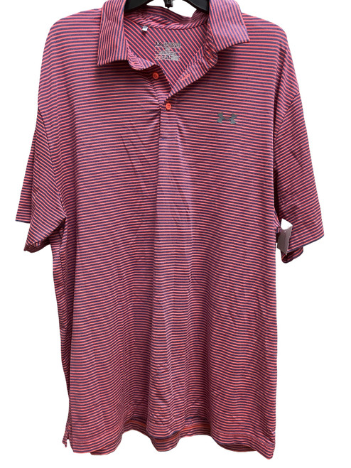 Vist Large View of Product Image Which is Used Under Armour Mens Short Sleeve Top 2X/18-18.5