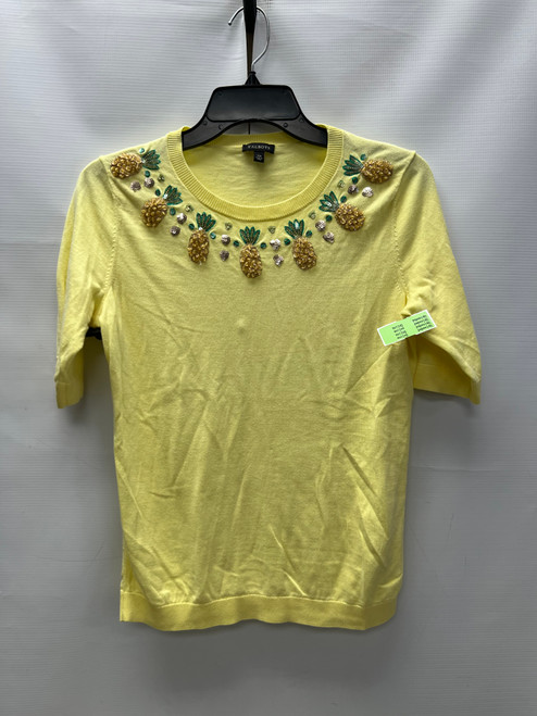 Vist Large View of Product Image Which is Used Talbots Short Sleeve Top XS-0/2