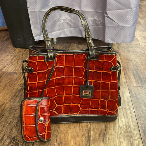 Vist Large View of Product Image Which is Used Dooney & Bourke Large Leather Handbag