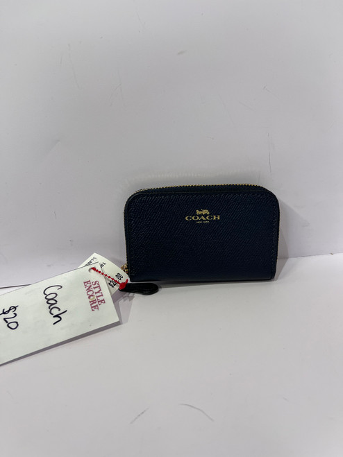 Vist Large View of Product Image Which is Used Coach Leather Coin Wallet