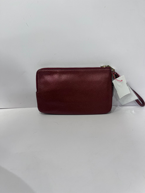 Vist Large View of Product Image Which is Used Coach Leather Wristlet