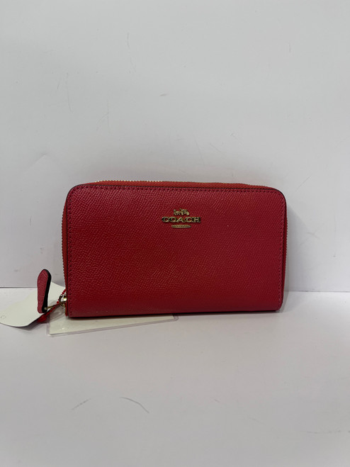 Vist Large View of Product Image Which is Used Coach Leather Wallet
