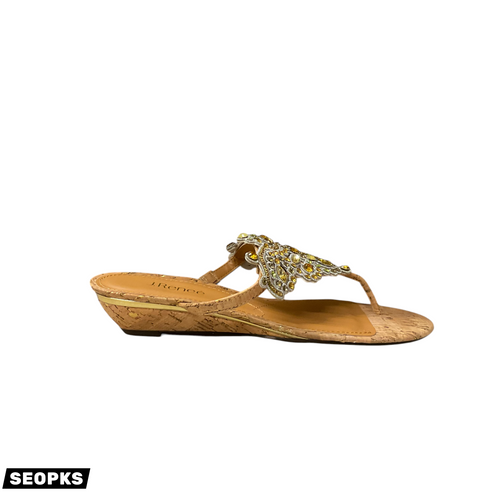 Vist Large View of Product Image Which is Used J RENEE OWedge Sandals 10