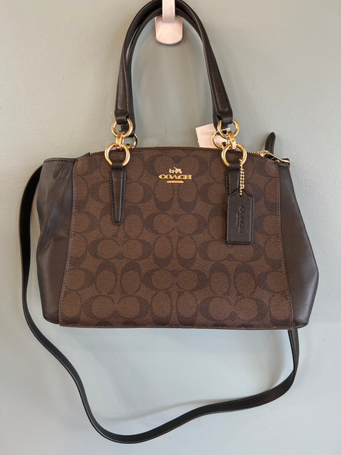 Vist Large View of Product Image Which is Used Coach Large Leather Handbag