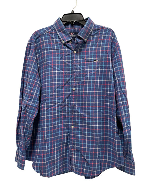 Vist Large View of Product Image Which is Used Vineyard Vines Mens Long Sleeve Top XL/17-17.5
