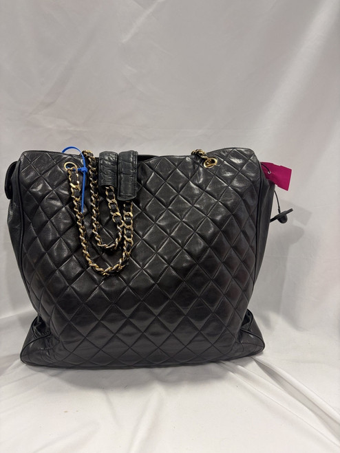 Vist Large View of Product Image Which is Used Chanel Large Leather Handbag