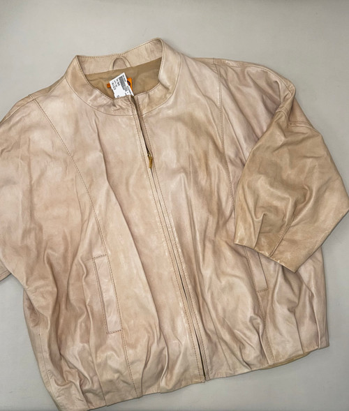 Vist Large View of Product Image Which is Used Tory Burch Leather Jacket L-12/14
