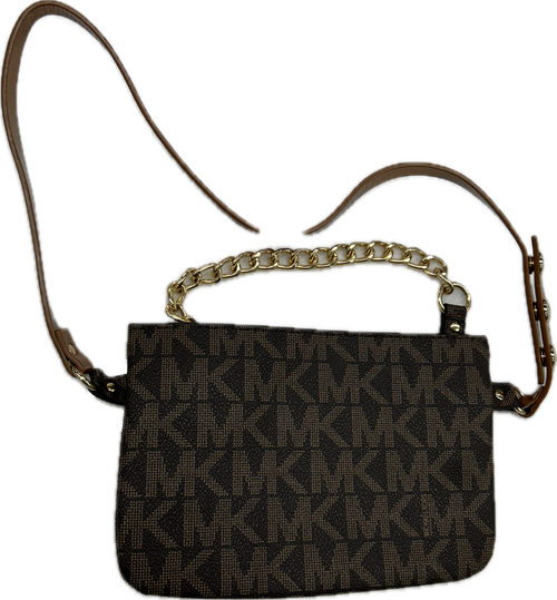 Vist Large View of Product Image Which is Used Michael Michael Kors Leather Wristlet