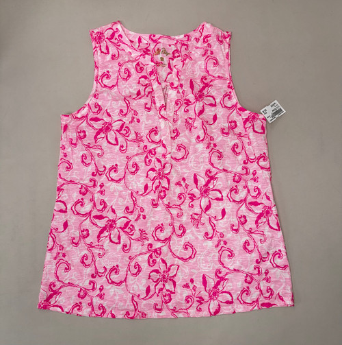 Vist Large View of Product Image Which is Used Lilly Pulitzer Tank Top M-8/10