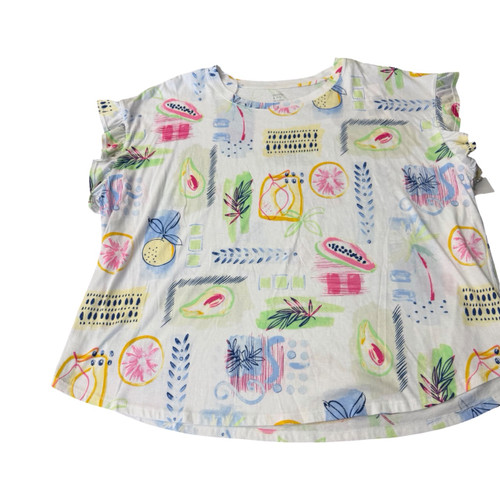 Vist Large View of Product Image Which is Used Crown & Ivy Short Sleeve Top 3X-22