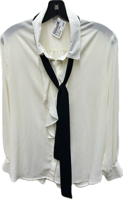 Vist Large View of Product Image Which is Used New York & Company Long Sleeve Top M-8/10