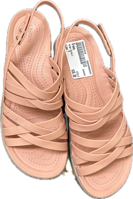 Vist Large View of Product Image Which is Used Crocs Wedge Sandals 7