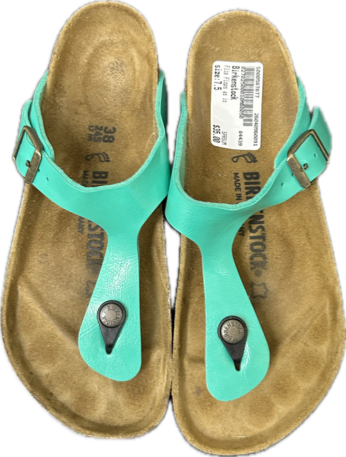 Vist Large View of Product Image Which is Used Birkenstock Flip Flops 7.5