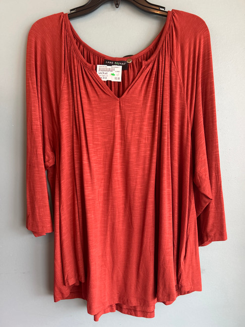 Vist Large View of Product Image Which is Used Lane Bryant Long Sleeve Top 1X-18
