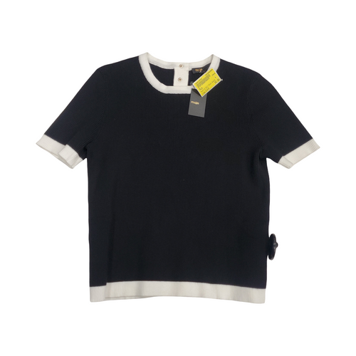 Vist Large View of Product Image Which is Used Maje Short Sleeve Sweater XS-0/2