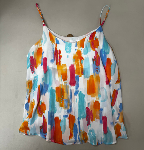 Vist Large View of Product Image Which is Used Blu Pepper Tank Top 1X-18