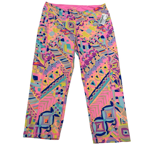 Vist Large View of Product Image Which is Used Lilly Pulitzer Active Leggings L 12-14/31-32