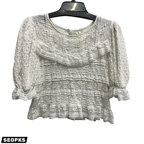 Vist Large View of Product Image Which is Used Anthropologie Short Sleeve Top S-4/6