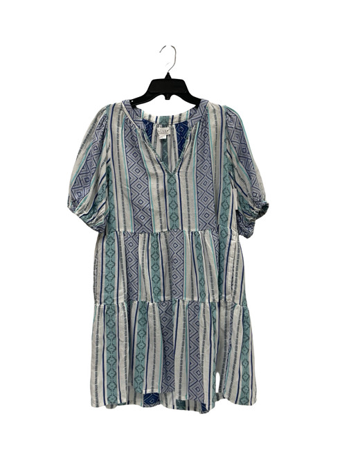 Vist Large View of Product Image Which is Used Velvet Short Dress B S-4/6