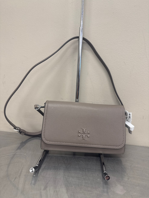 Vist Large View of Product Image Which is Used Brown Tory Burch Thea Wallet Small Leather Handbag