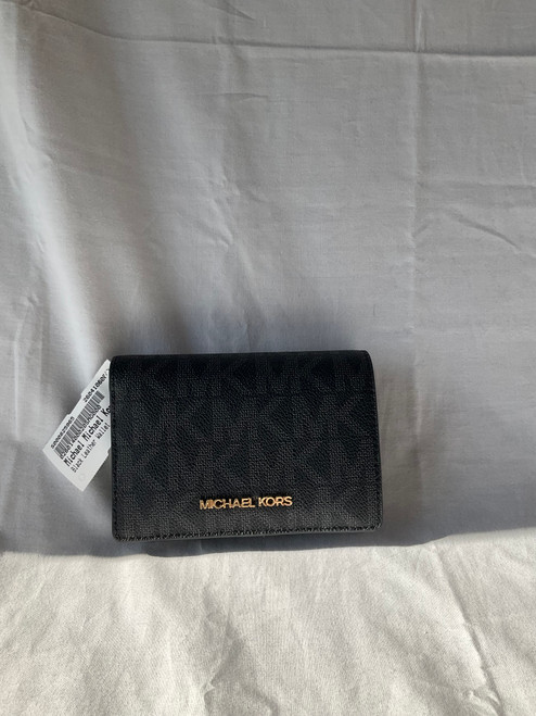 Vist Large View of Product Image Which is Used Michael Michael Kors Leather Wallet