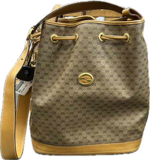 Vist Large View of Product Image Which is Used Gucci Large Leather Handbag