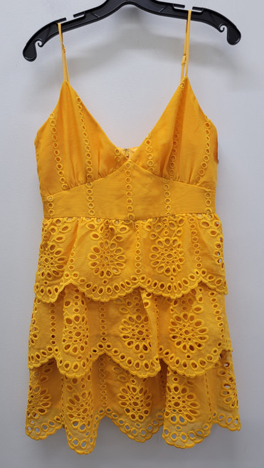 Vist Large View of Product Image Which is Used Orange Lovers + Friends Short Dress B M-8/10