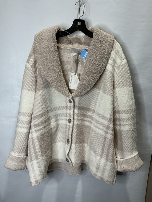 Vist Large View of Product Image Which is Used Barefoot Dreams Short Light Jacket 2X-20