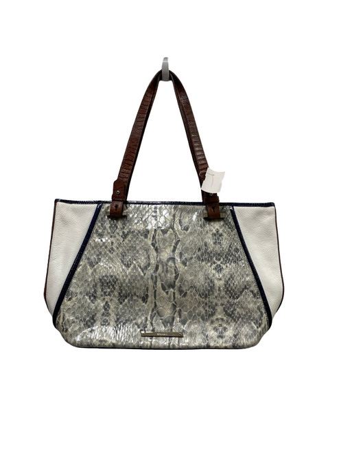 Vist Large View of Product Image Which is Used Brahmin Large Leather Handbag