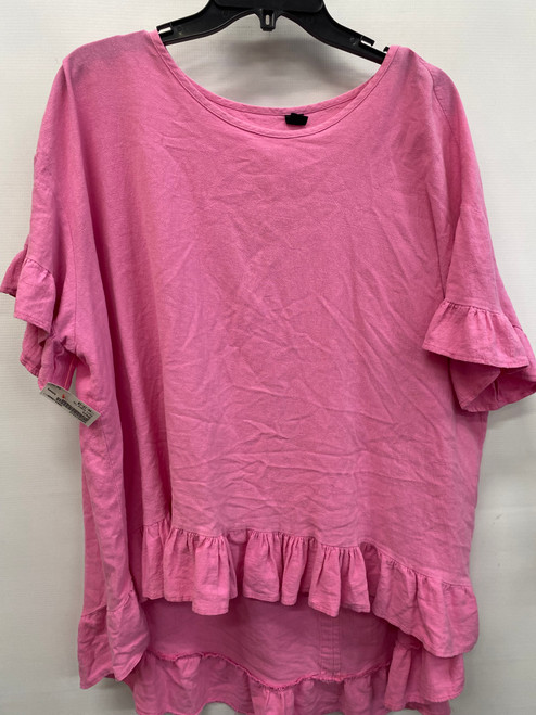 Vist Large View of Product Image Which is Used Shein Short Sleeve Top 1X-18