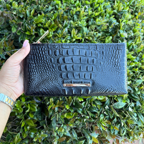 Vist Large View of Product Image Which is Used Brahmin Leather Wristlet