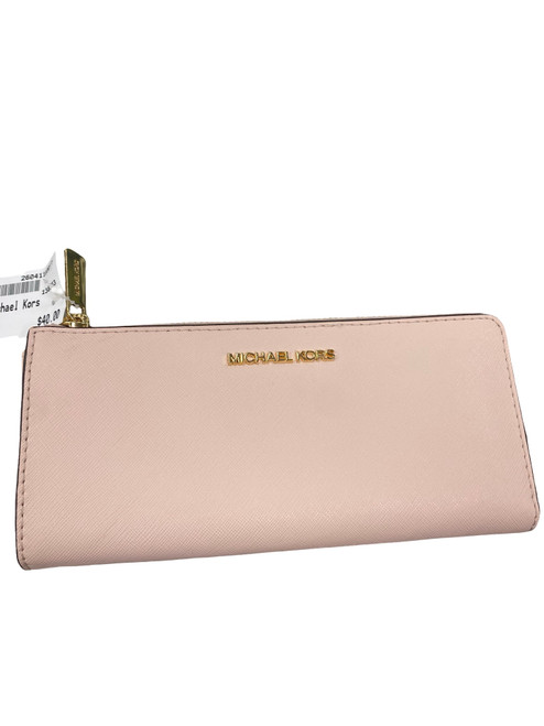 Vist Large View of Product Image Which is Used Michael Michael Kors Leather Wallet