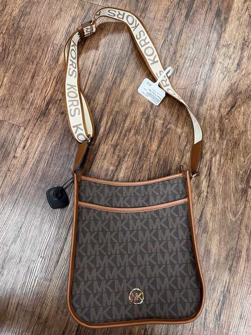 Vist Large View of Product Image Which is Used Michael Michael Kors Large Leather Handbag