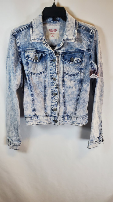 Vist Large View of Product Image Which is Used Mossimo Denim Jacket M-8/10