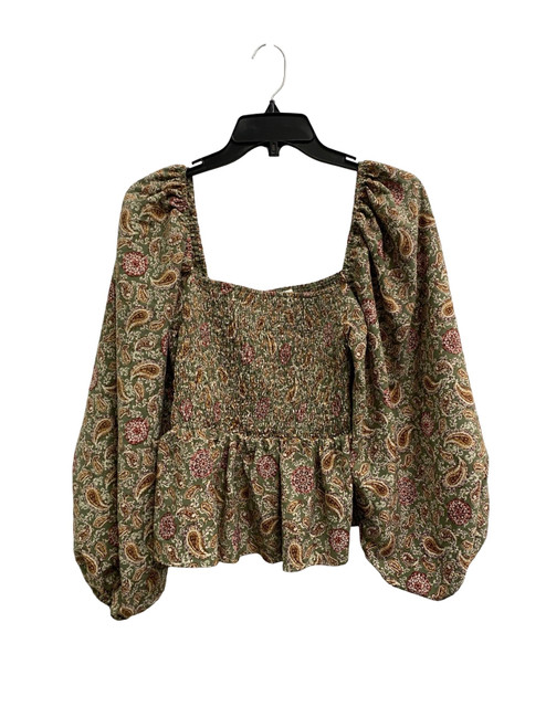 Vist Large View of Product Image Which is Used Blu Pepper Long Sleeve Top M-8/10