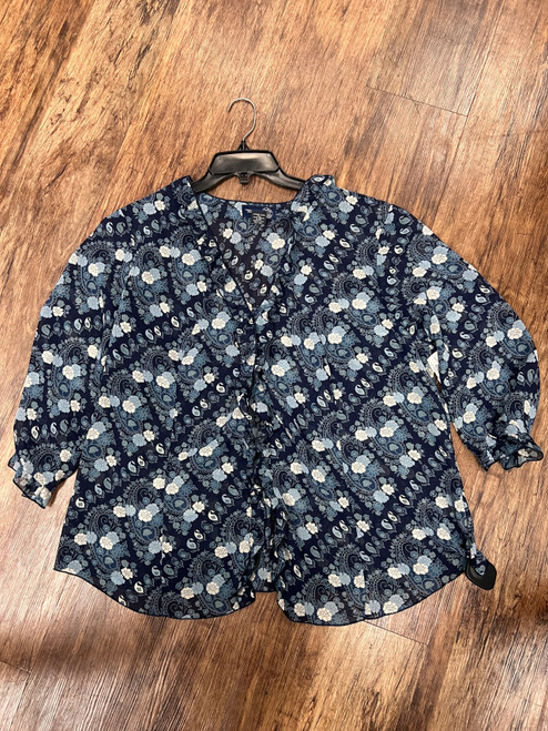 Vist Large View of Product Image Which is Used Venezia Short Sleeve Top 1X-18