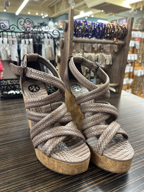 Vist Large View of Product Image Which is Used Tory Burch Wedge Sandals 9