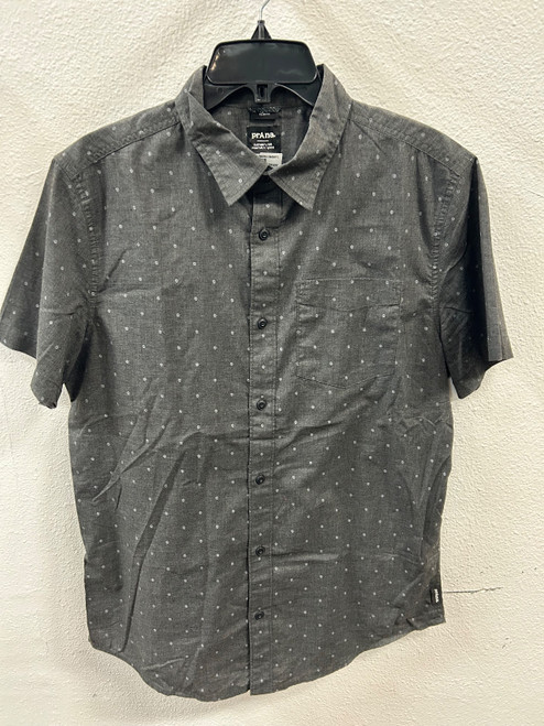 Vist Large View of Product Image Which is Used Prana Mens Short Sleeve Top M/15-15.5