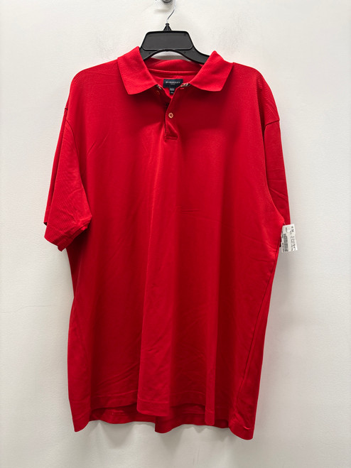 Vist Large View of Product Image Which is Used Red Burberry Mens Short Sleeve Top XL/17-17.5