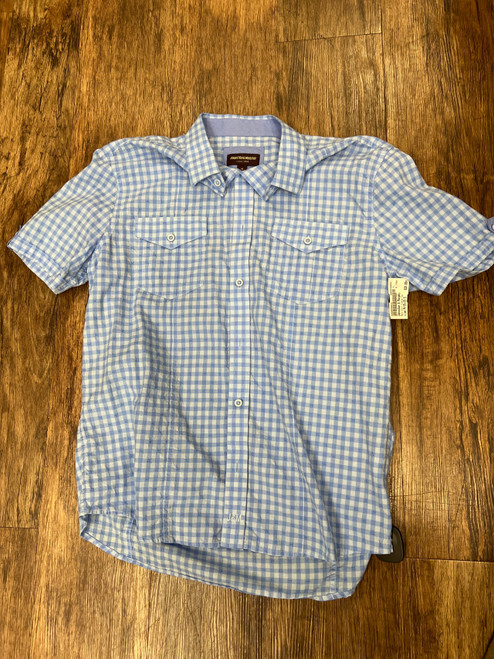 Vist Large View of Product Image Which is Used Johnston & Murphy Mens Short Sleeve Top M/15-15.5