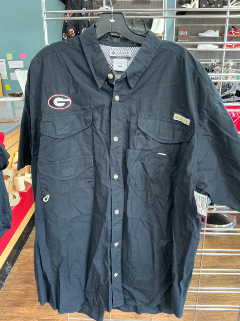 Vist Large View of Product Image Which is Used Columbia Mens Short Sleeve Top 2X/18-18.5